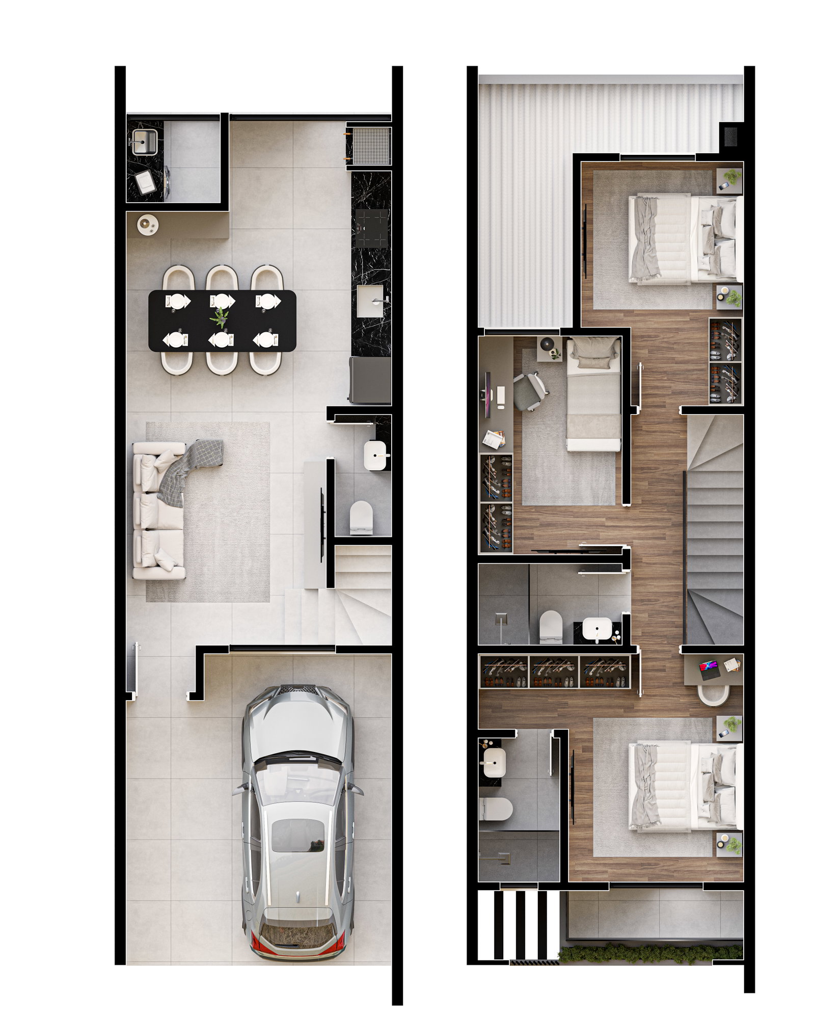 Planta 1 de Residencial América - MF