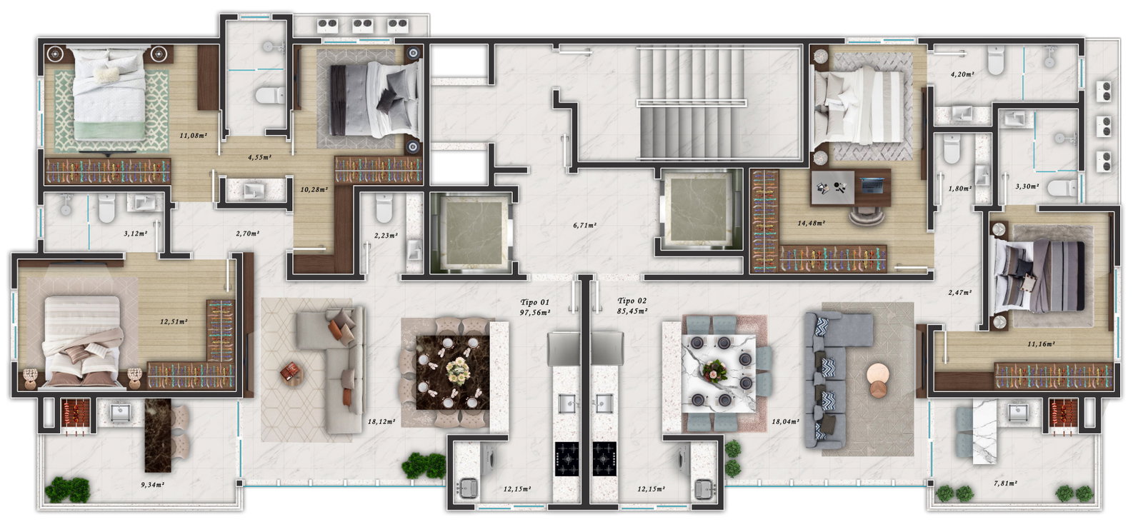 Planta 1 de Haute