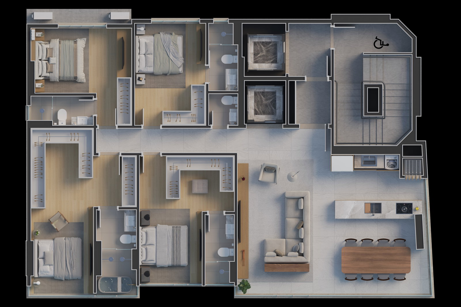 Planta 4 de Vortex Tower