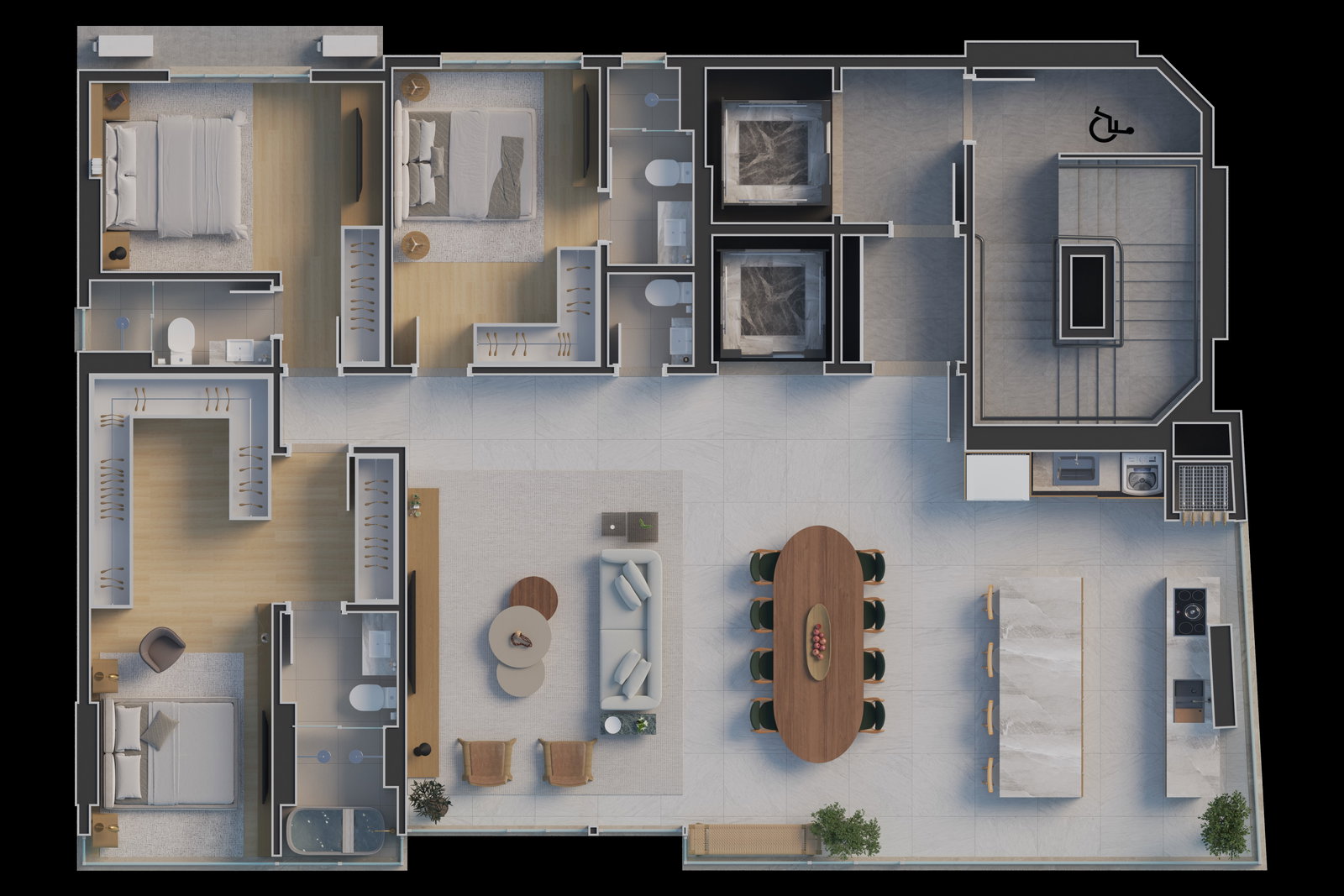 Planta 3 de Vortex Tower