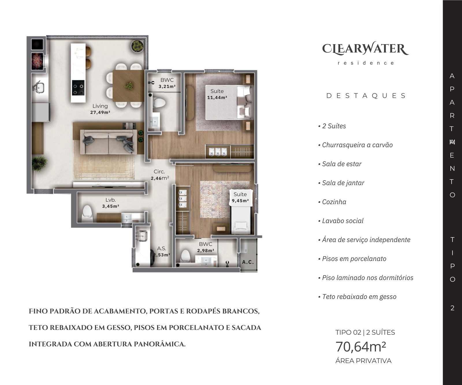 Planta 4 de Clearwater Residence