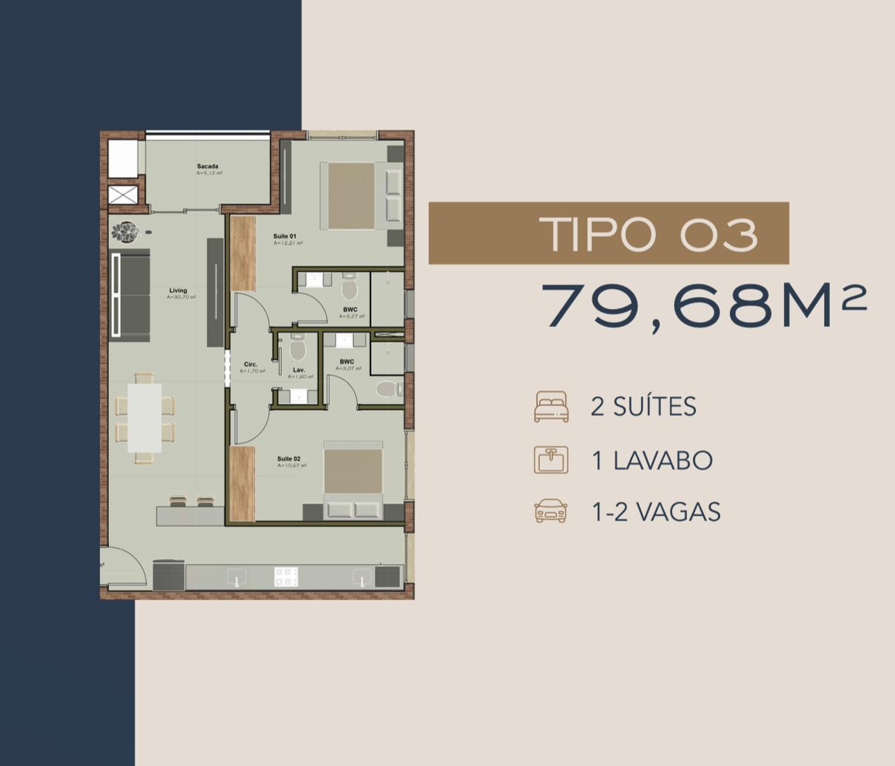Planta 3 de 14 Bis Home Club