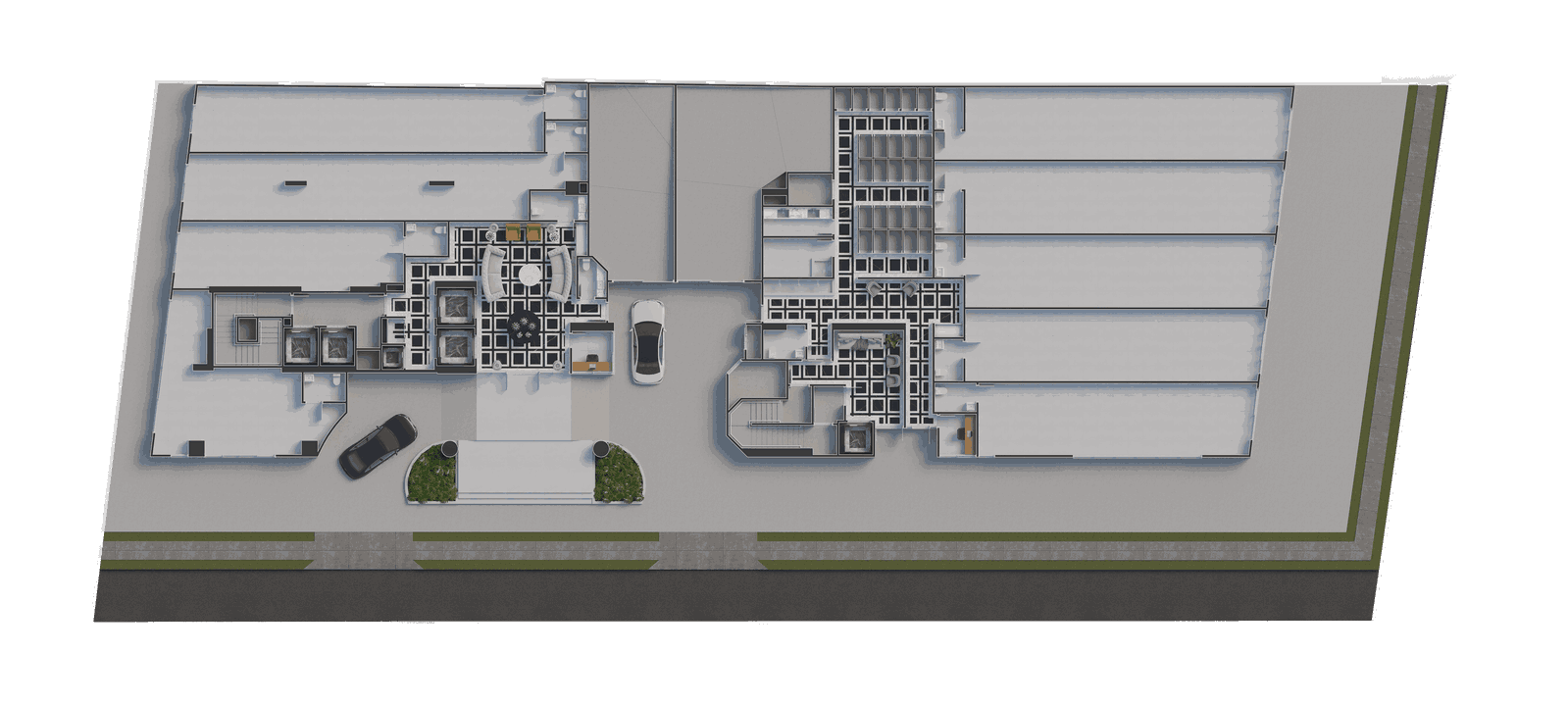 Planta Térreo do Grand Luxury CNA