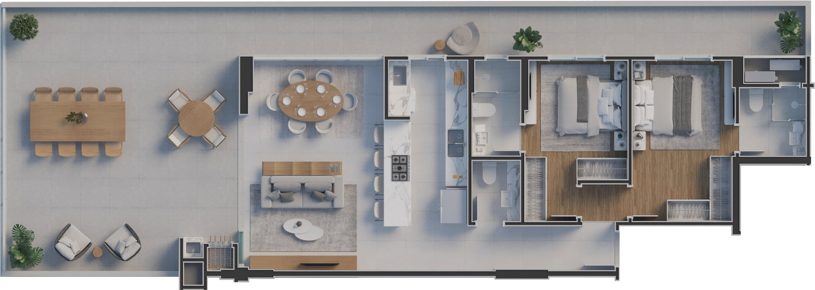 Planta 8 de Mont Blanc Residence