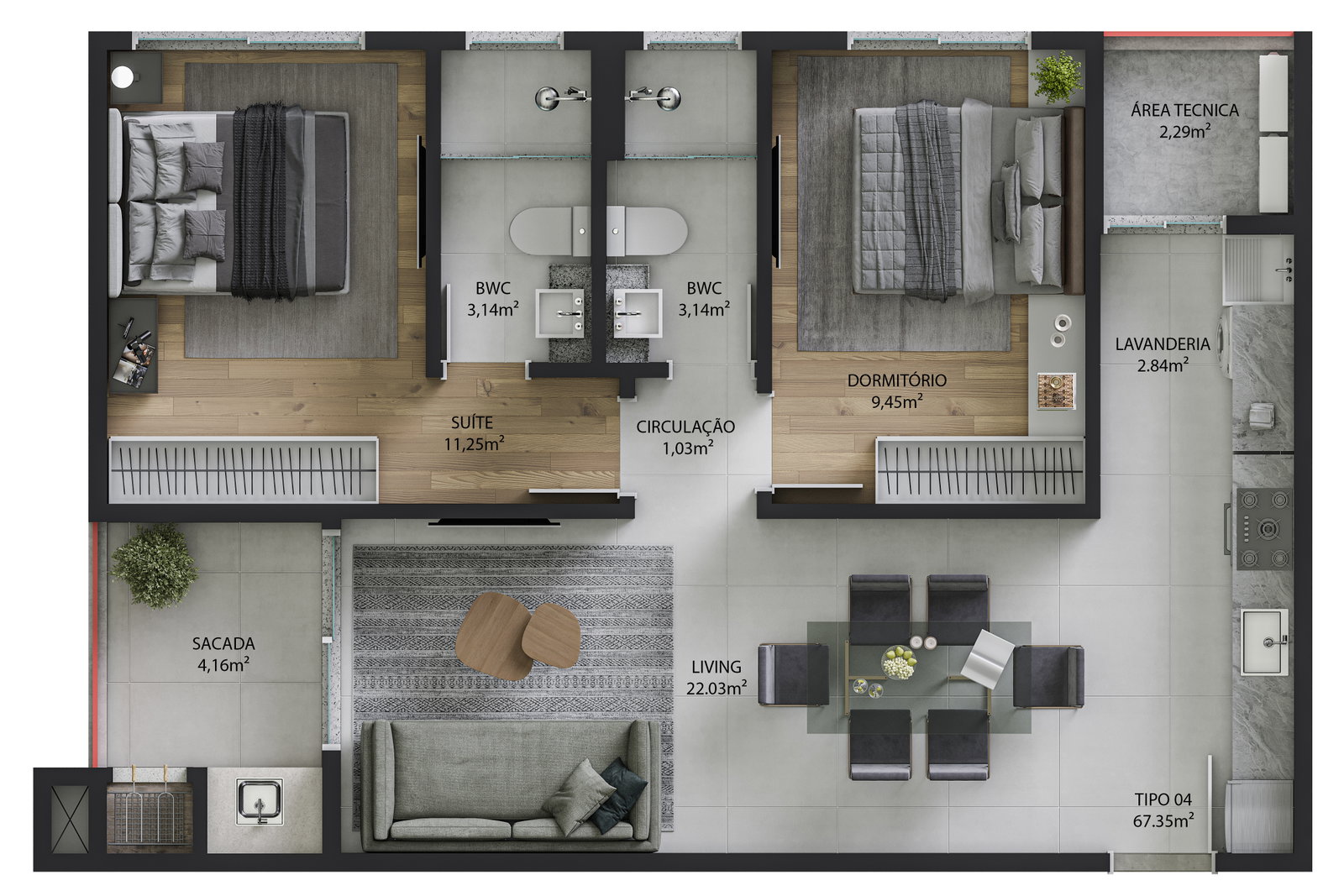 Planta 7 de Orla 55