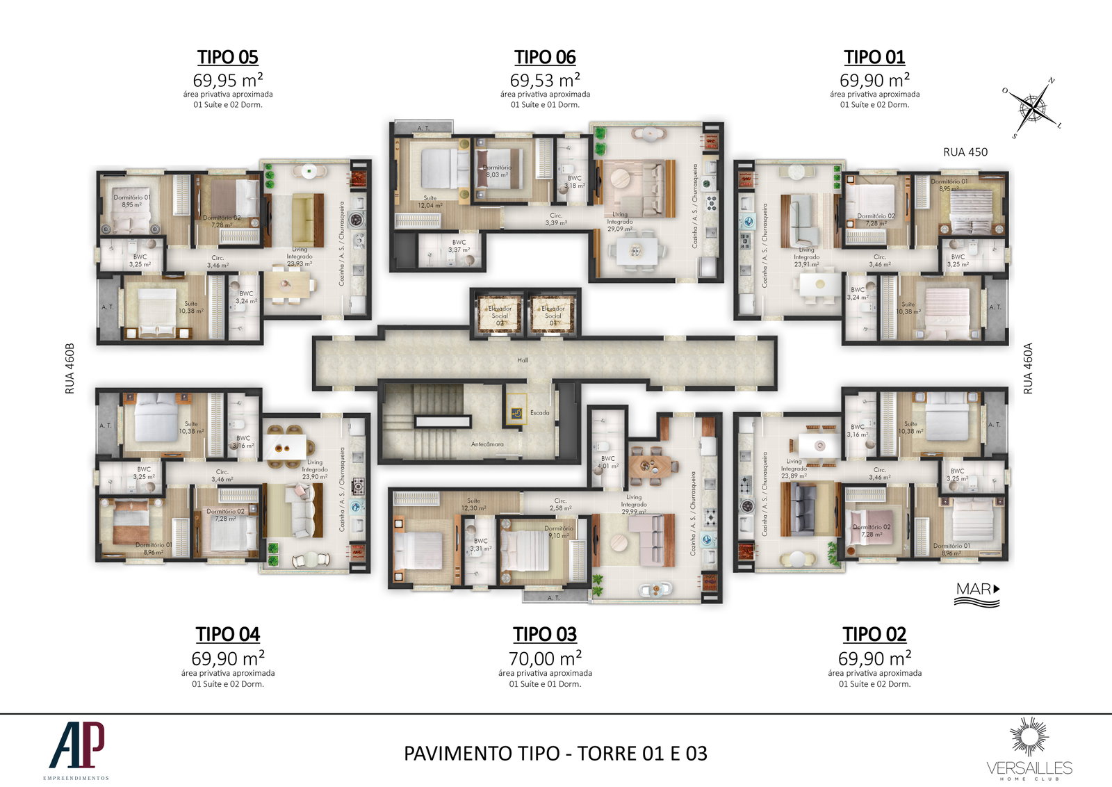 Planta 2 de Versailles Home Club