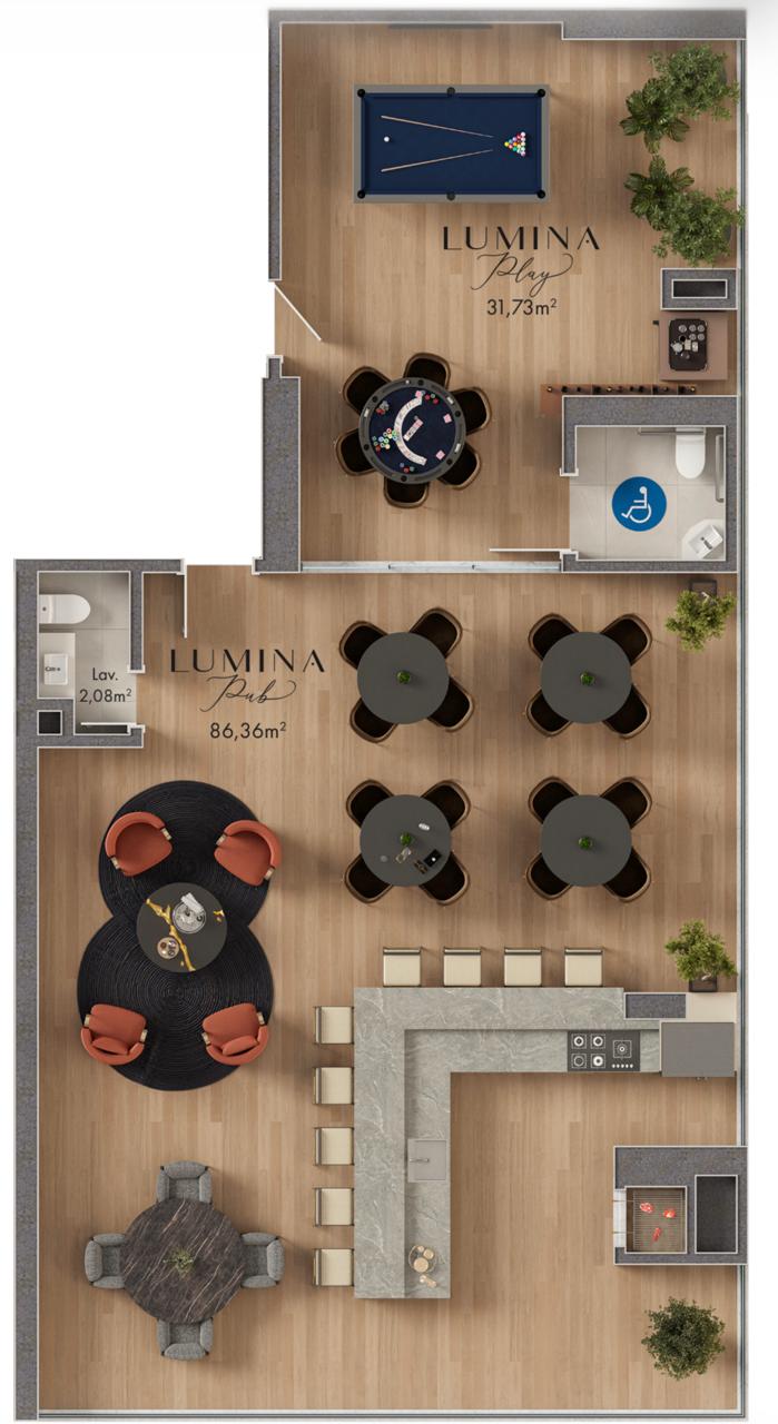 Planta 3 de Lumière Residence