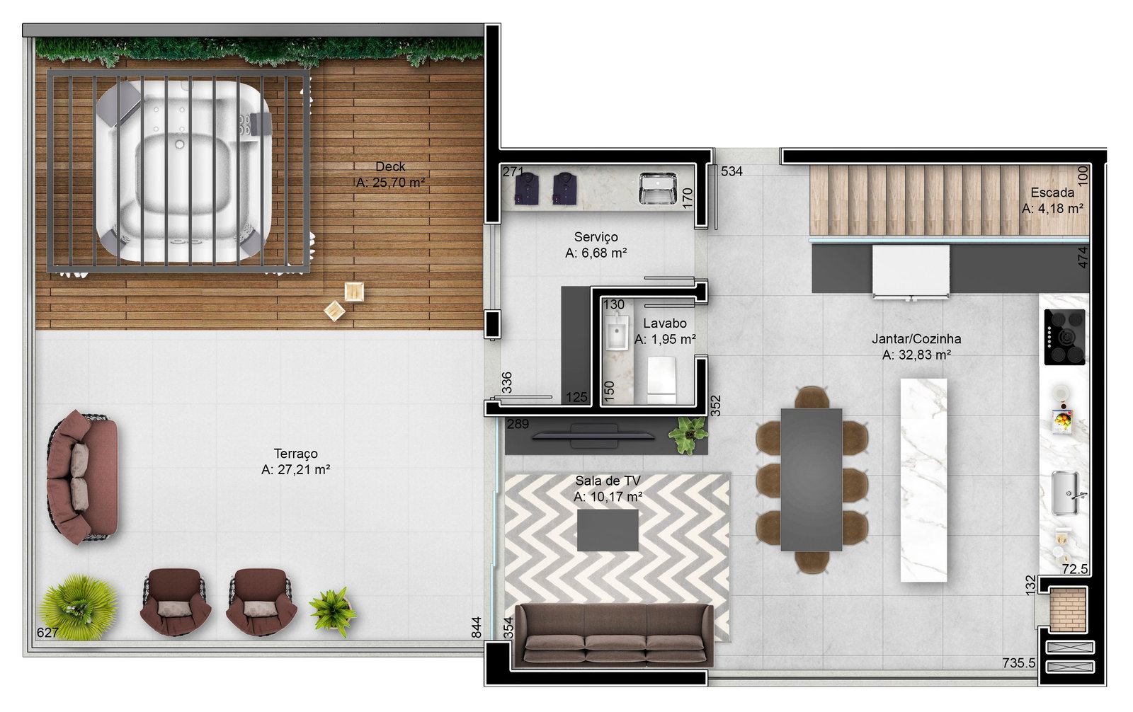 Planta 7 de Millennium Park Residence