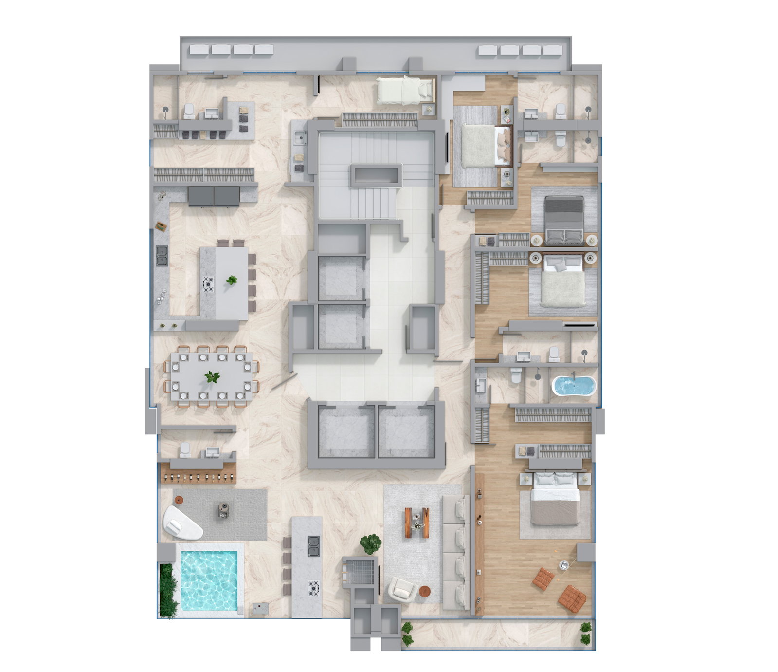 Planta 10 de Legacy Vertical Home