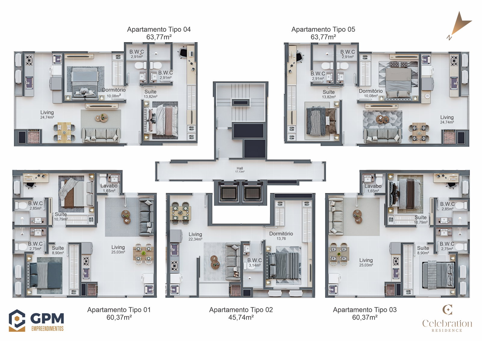 Planta 1 de Celebration Residence