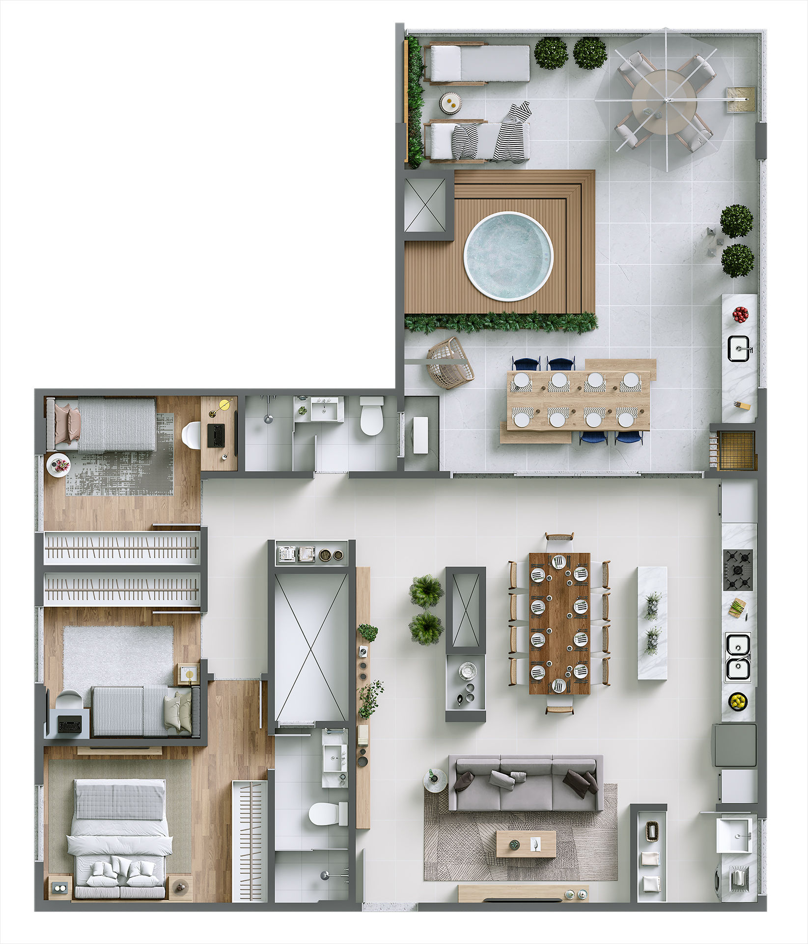 Planta 3 de Ekoa Residence