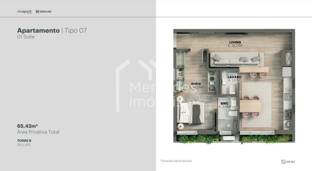 Foto 58 de Sala comercial à venda · Viva Park, Porto Belo
