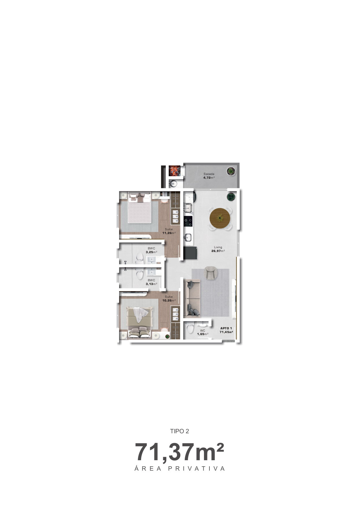 Planta 3 de Montreal Residence