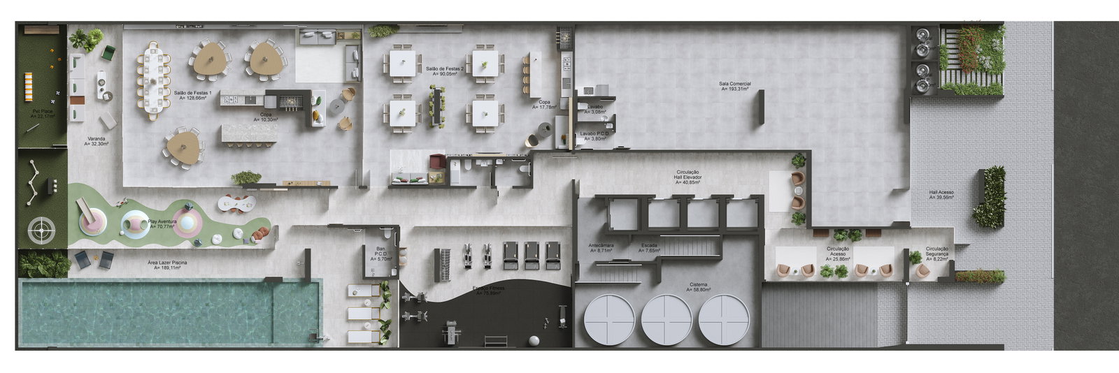 Planta Lazer do Live Home