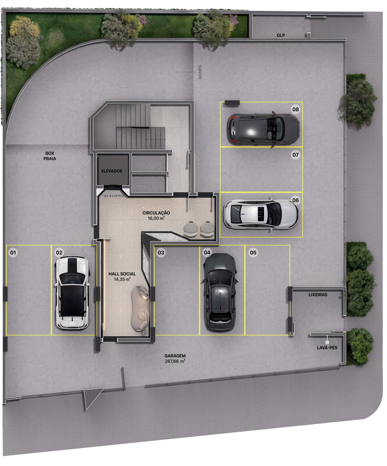Planta 9 de Sky Rooftop