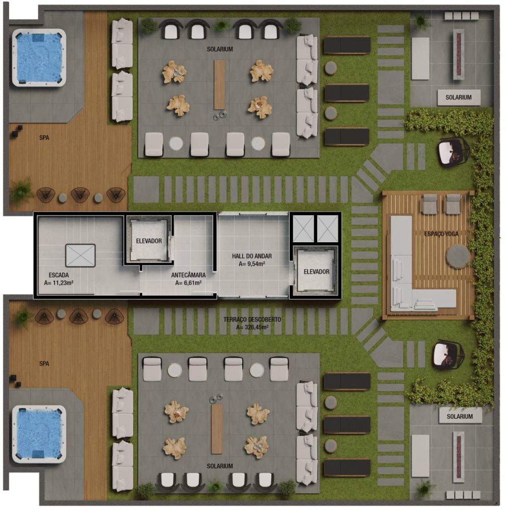 Planta 28 de Brava Valley Residence