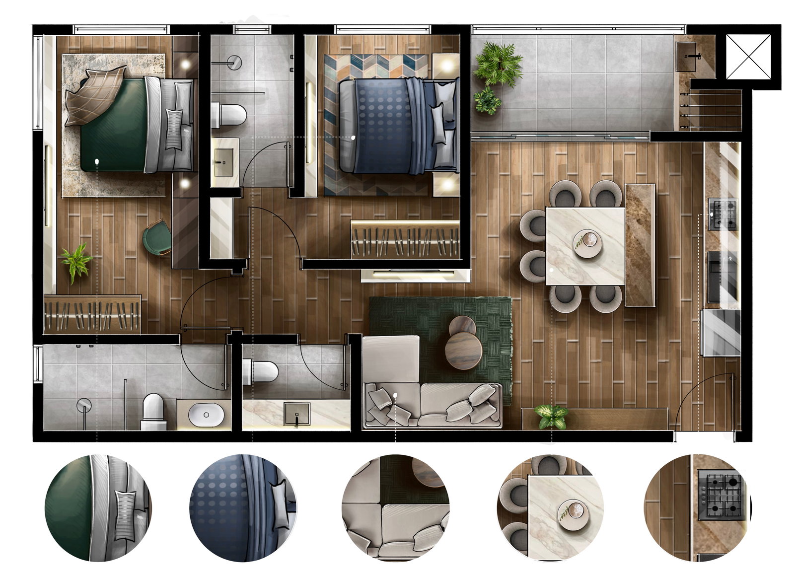 Planta 5 de Atlantia