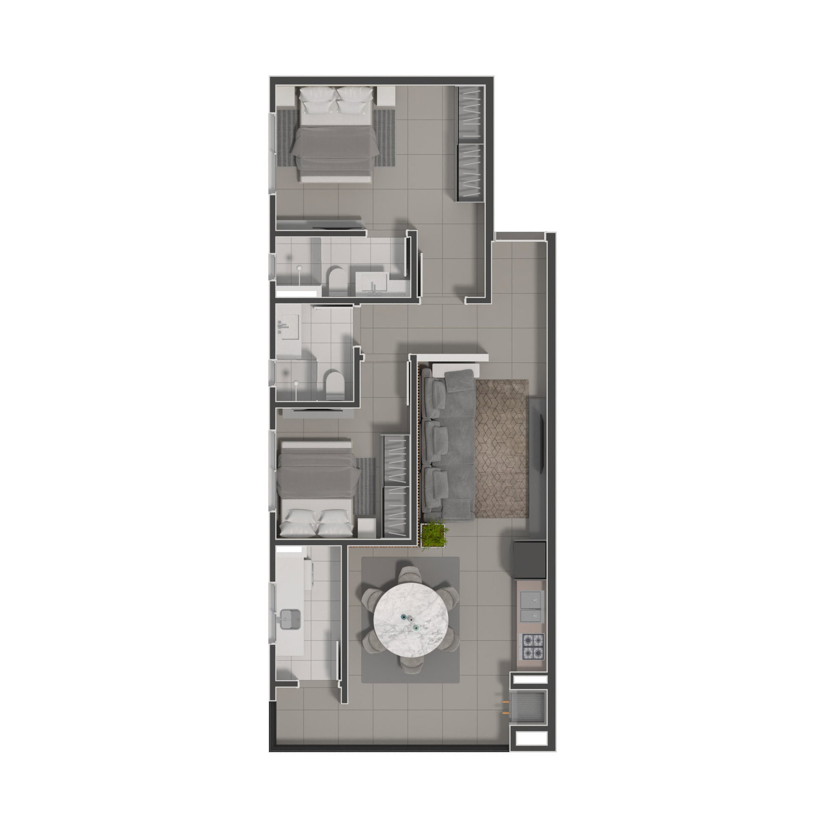 Planta 4 de Residencial Villa Di Napoli