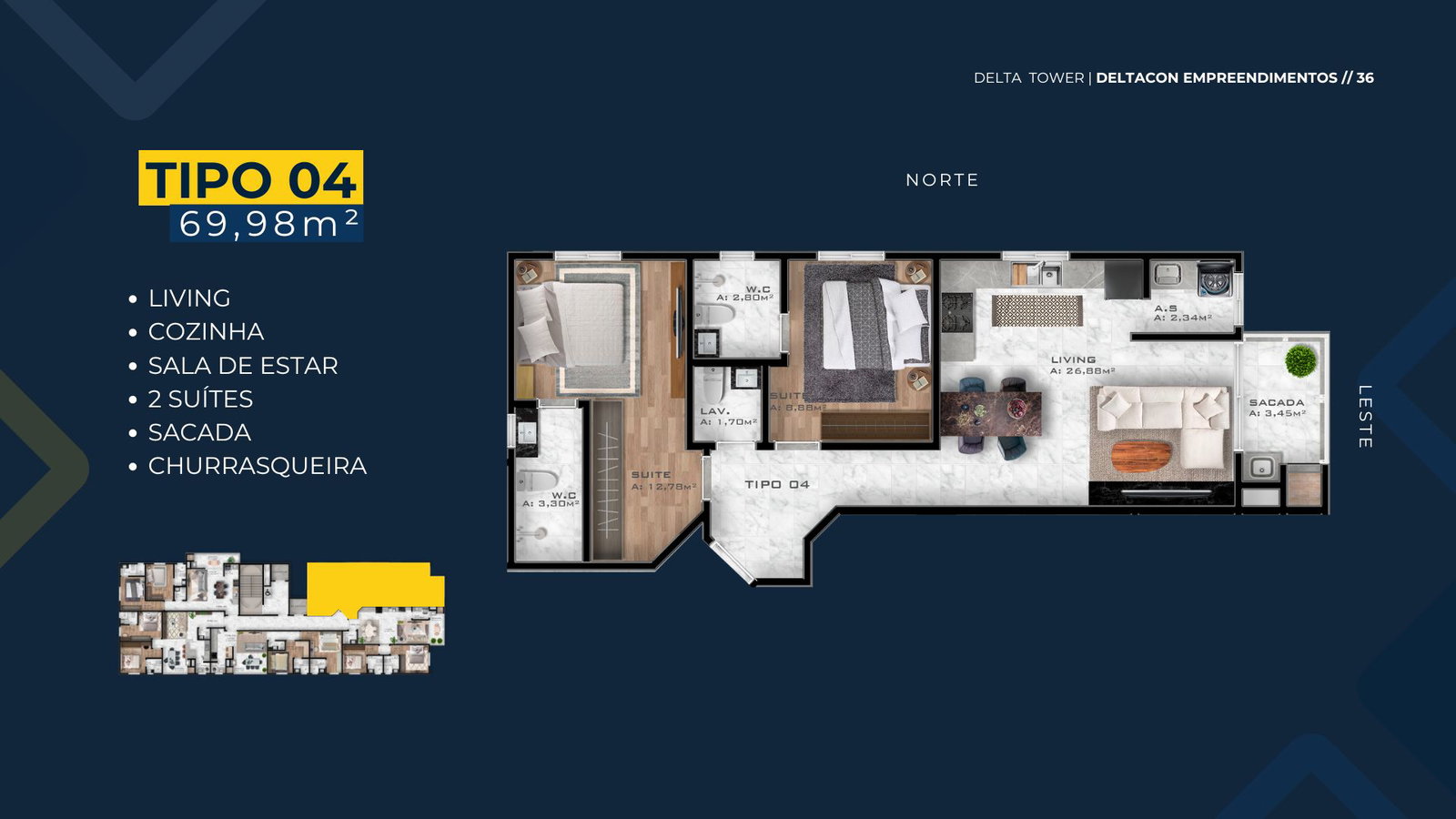 Planta 5 de Delta Tower