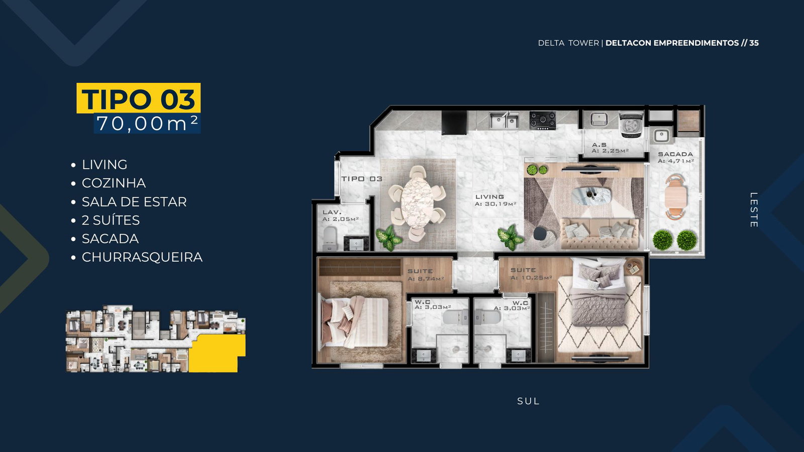 Planta 4 de Delta Tower