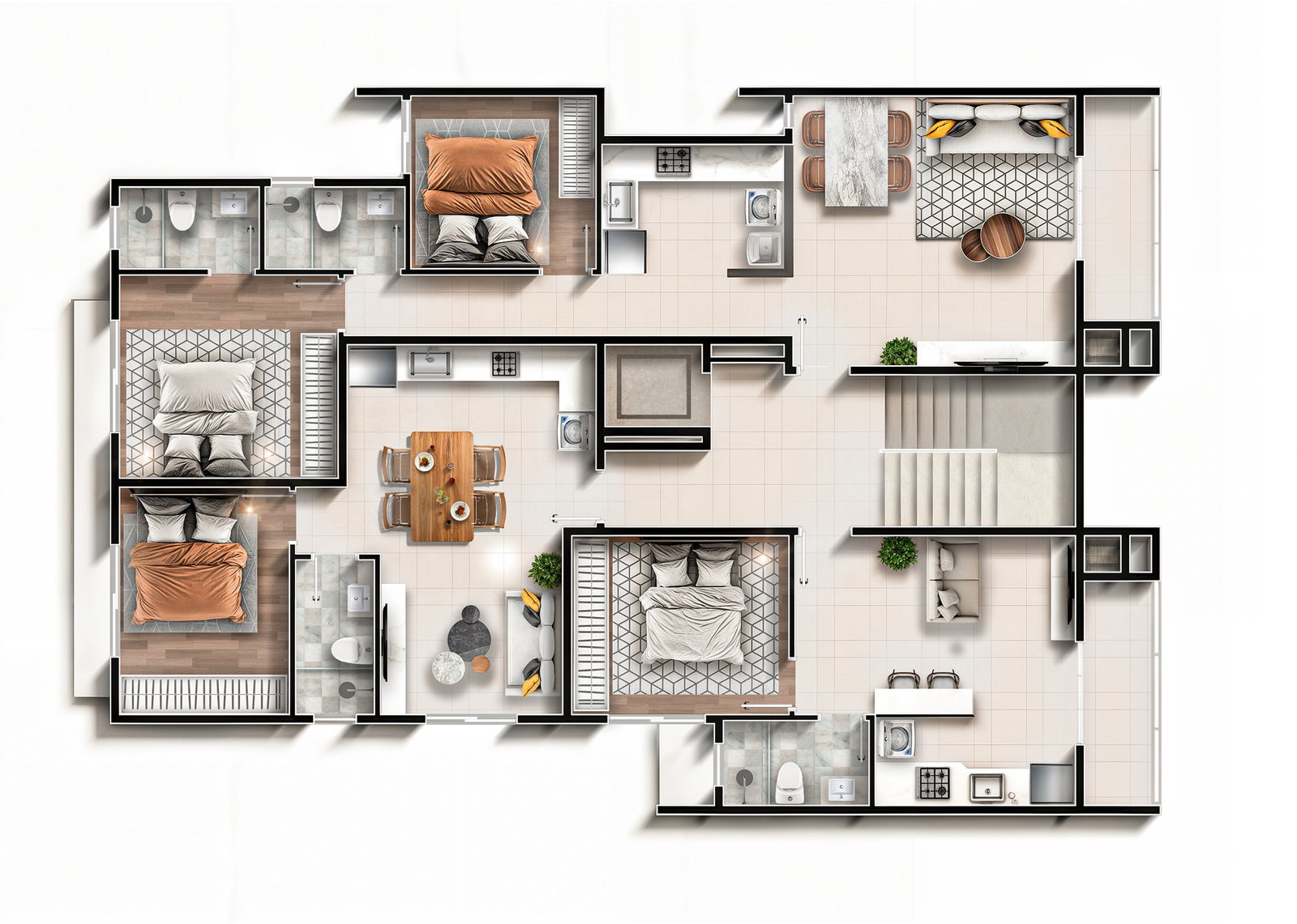 Planta 2 de Residencial Arcanjo Miguel