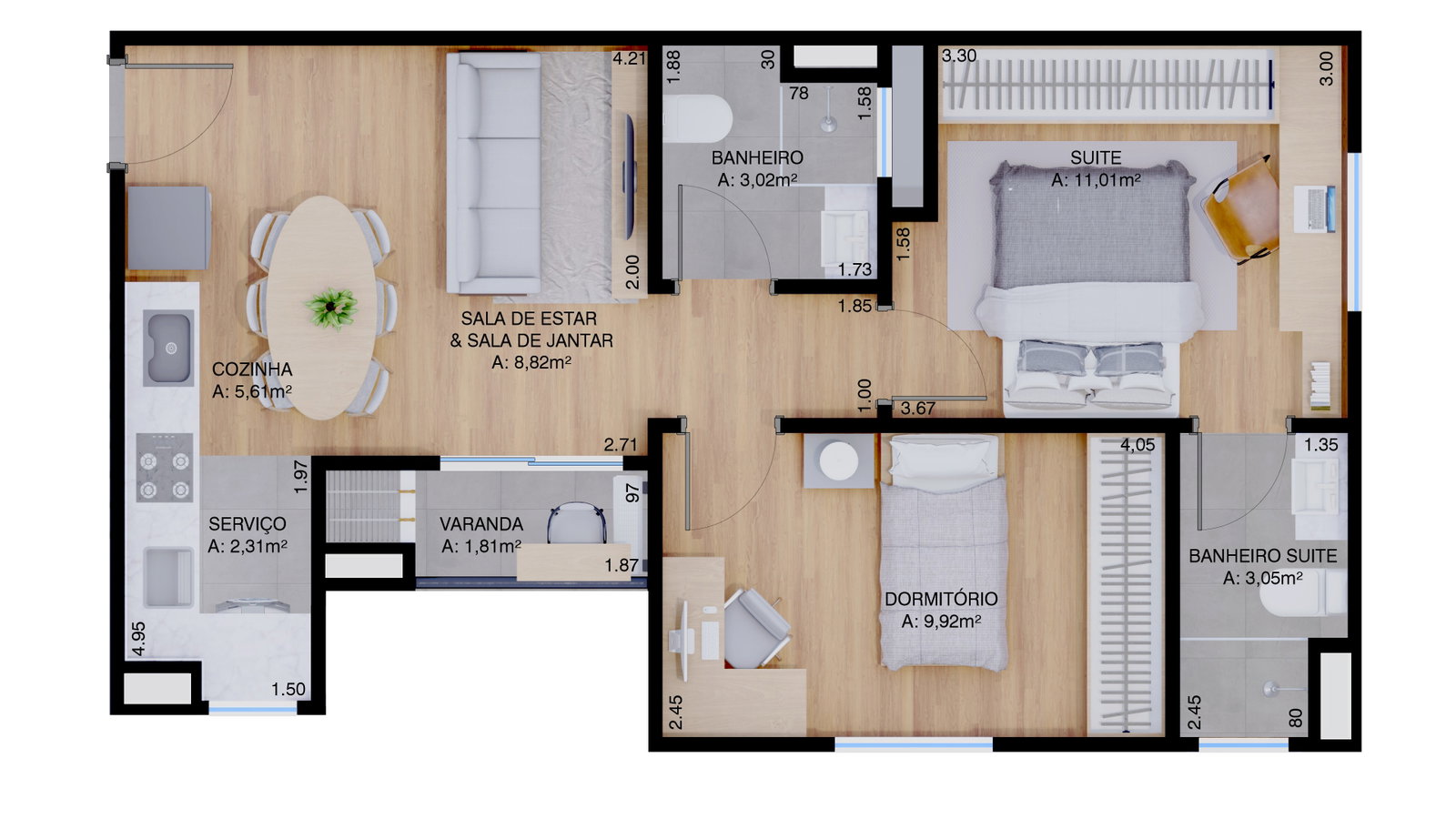 Planta 7 de Residencial Malbec