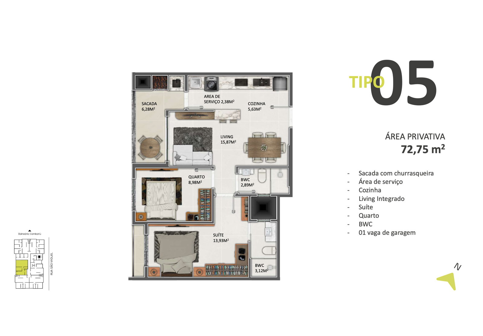 Planta 5 de Residencial Green Tower