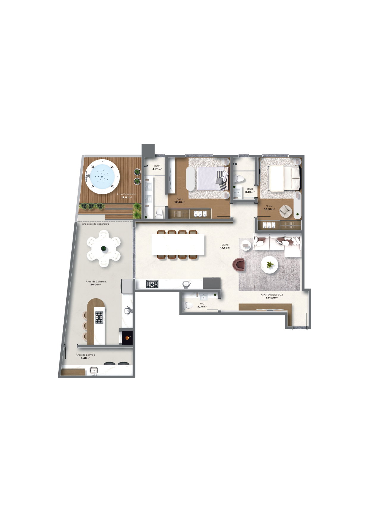 Planta 8 de Residencial Splendore
