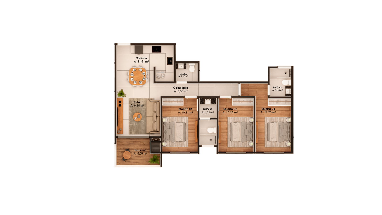 Planta 21 de Arboretto Home Spa