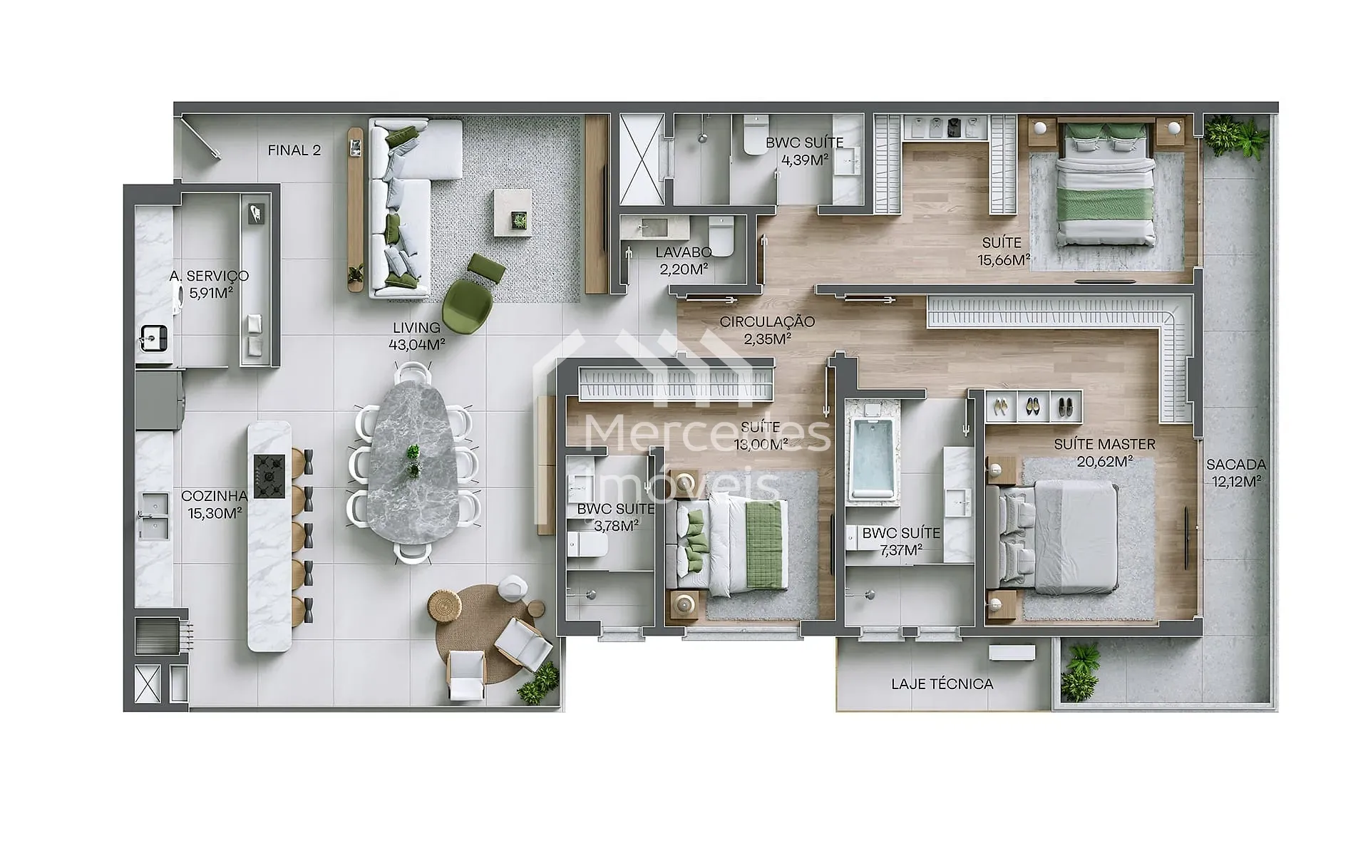 Foto 33 de Apartamento com terraço, 3 suítes à venda, 340,68m² - Praia Brava de Itajaí, Itajaí, SC