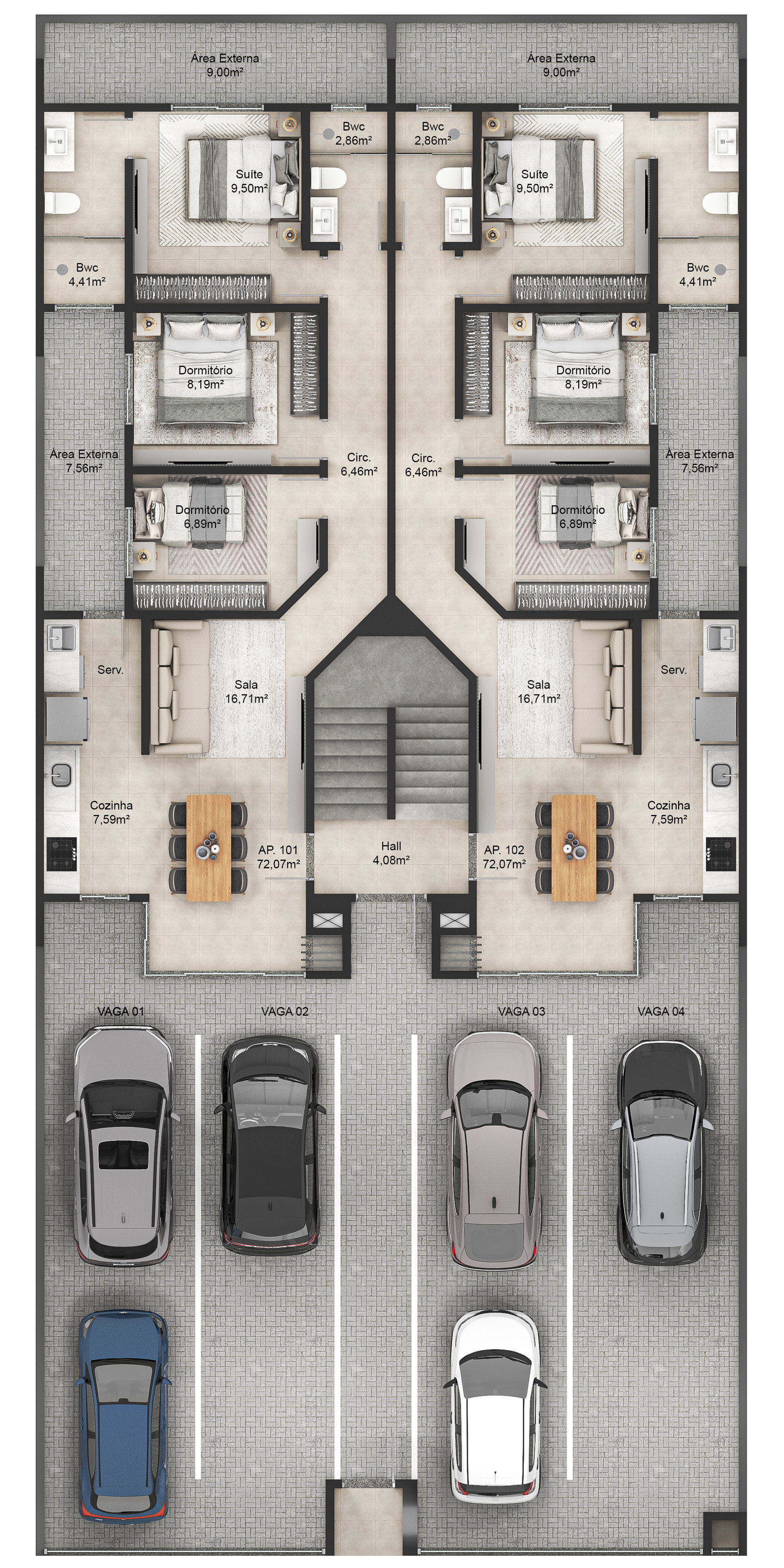 Planta 2 de Kalmar Residencial