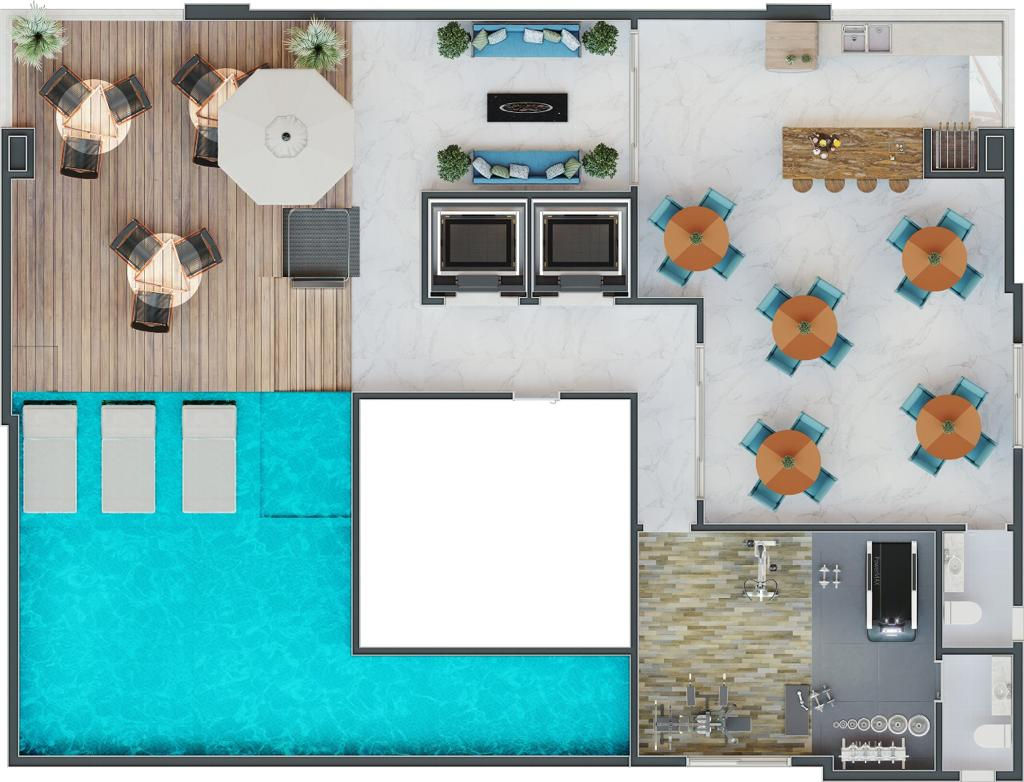 Planta Lazer do Marbella