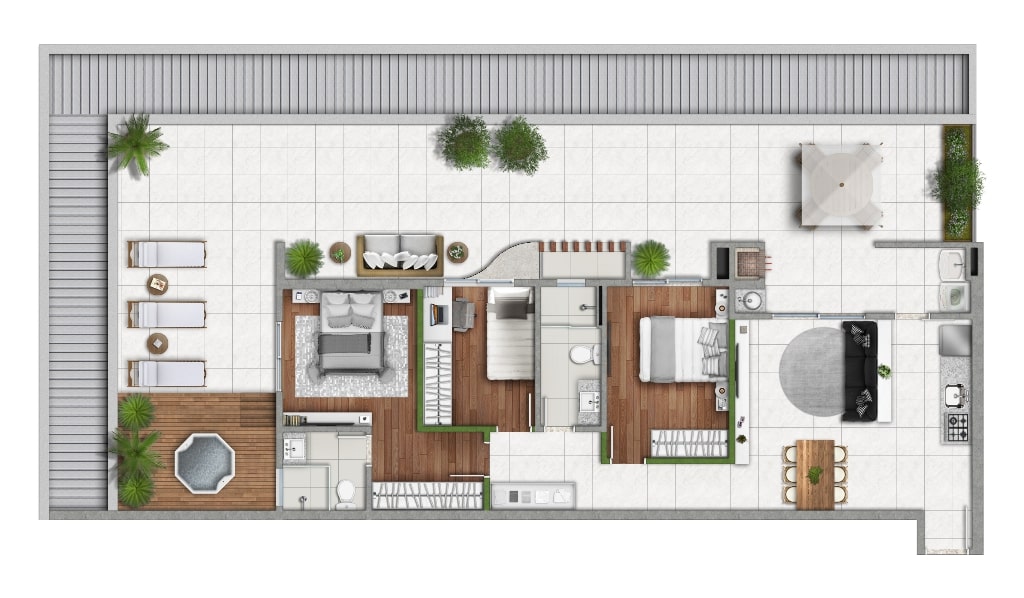 Planta 3 de Urban 295