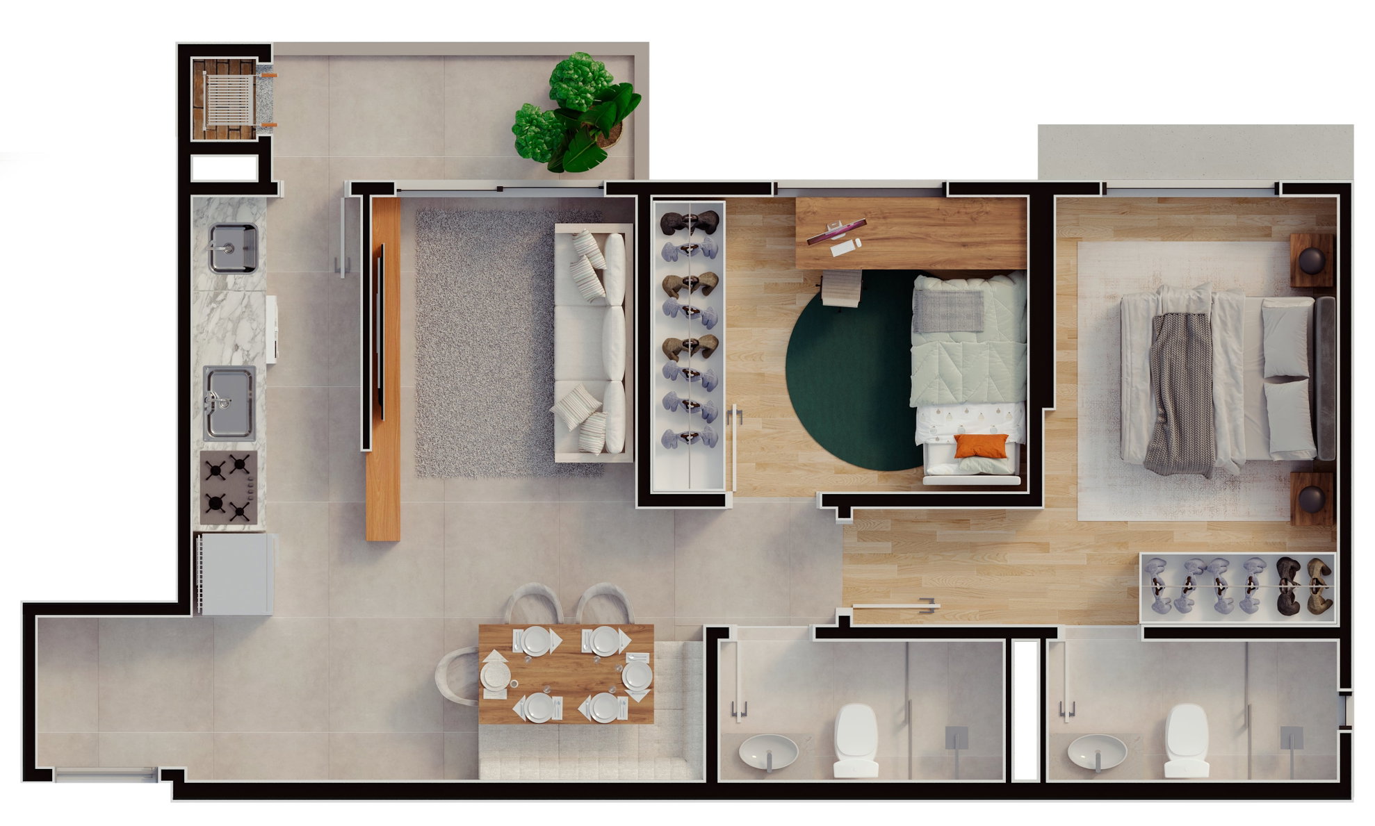 Planta 6 de Tajahy Residence