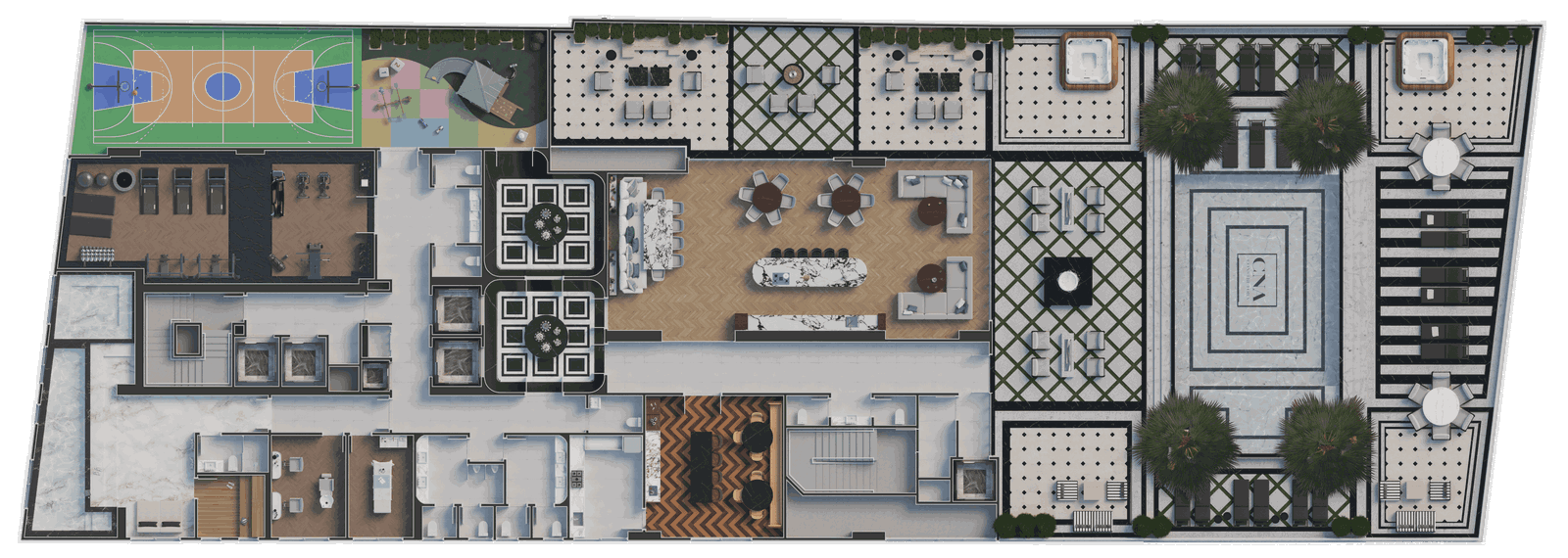 Planta Lazer do Grand Luxury CNA