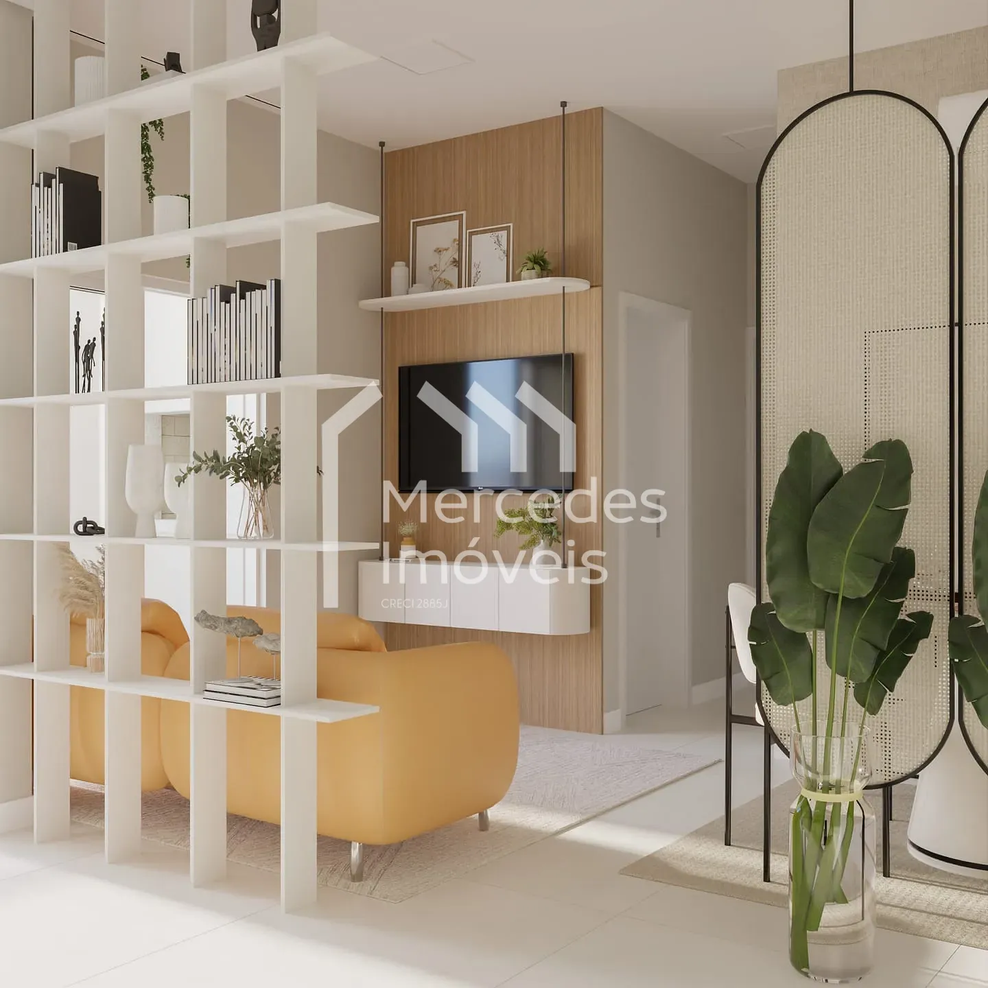 Foto 3 de Apartamento com 1 suíte + 1 dormitório à venda, 56,99m² Cordeiros, Itajaí, SC