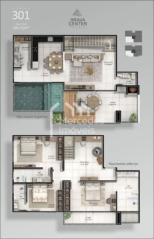 Foto 20 de Apartamento 4 suítes à venda · Praia Brava, Itajaí · Brava Center