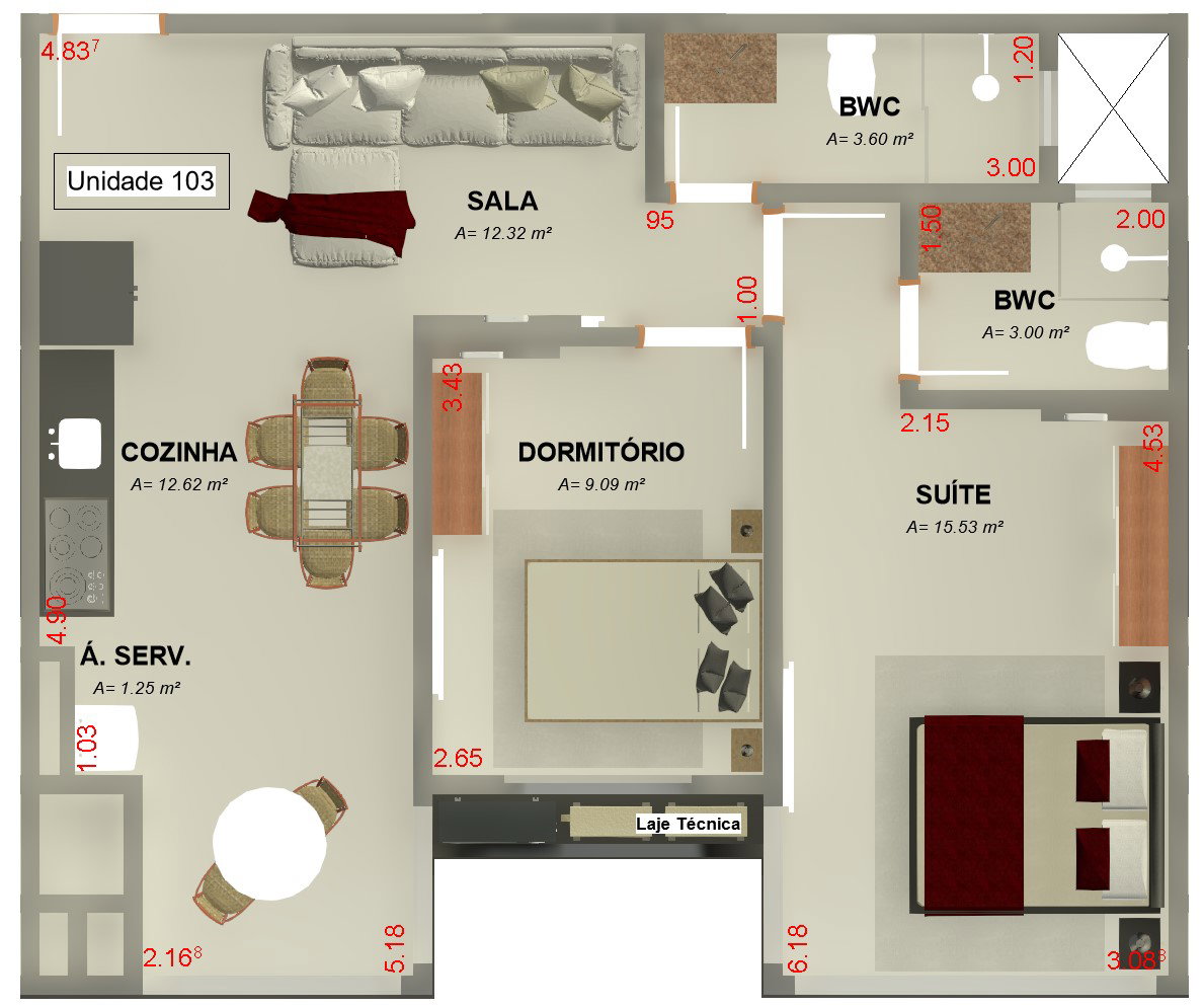 Planta 2 de Residencial Saint John