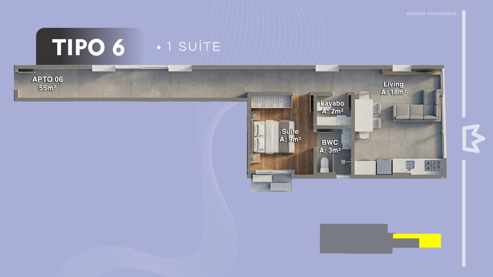 Planta 8 de Oceânico Flats