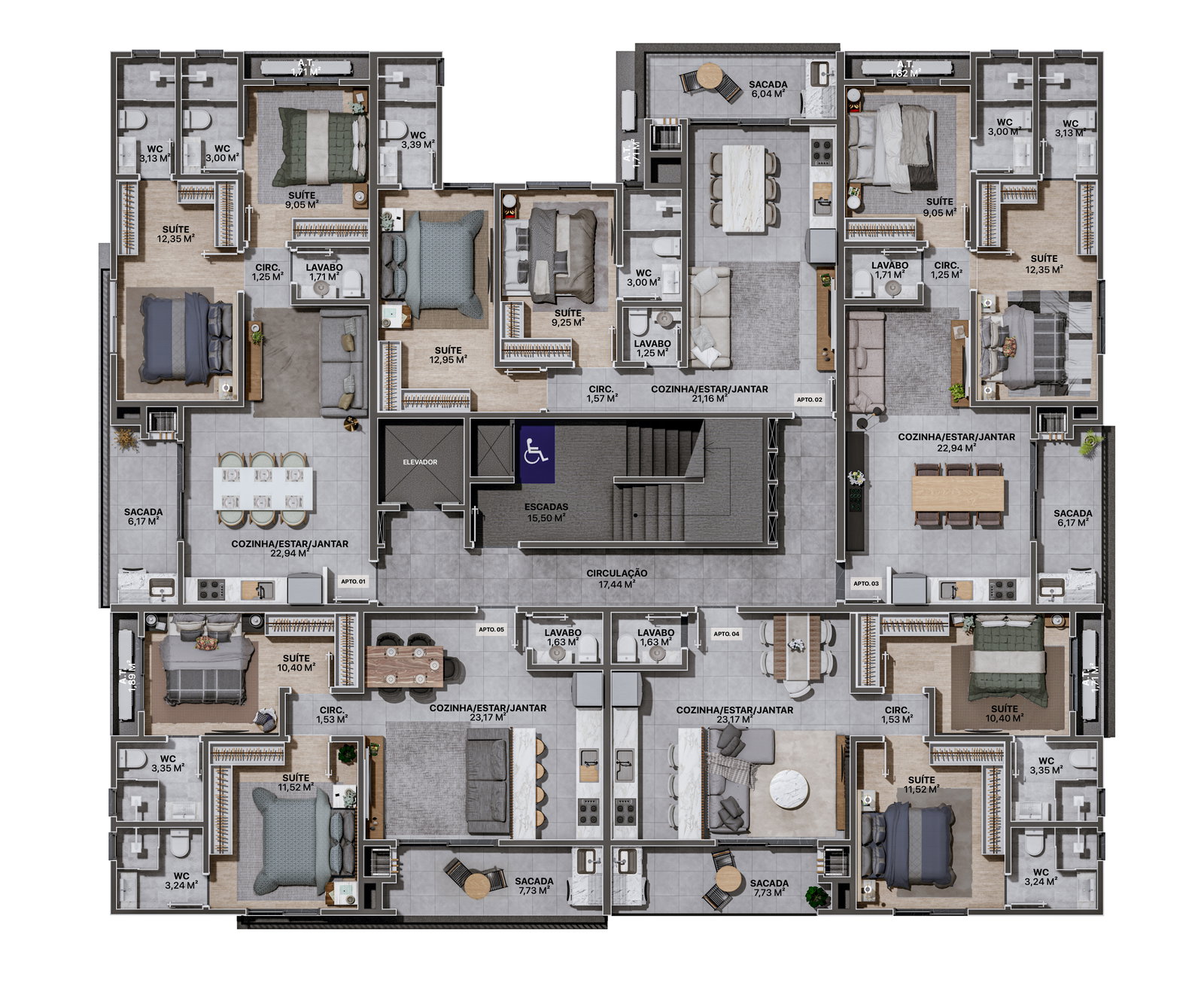 Planta 6 de Radial Concept