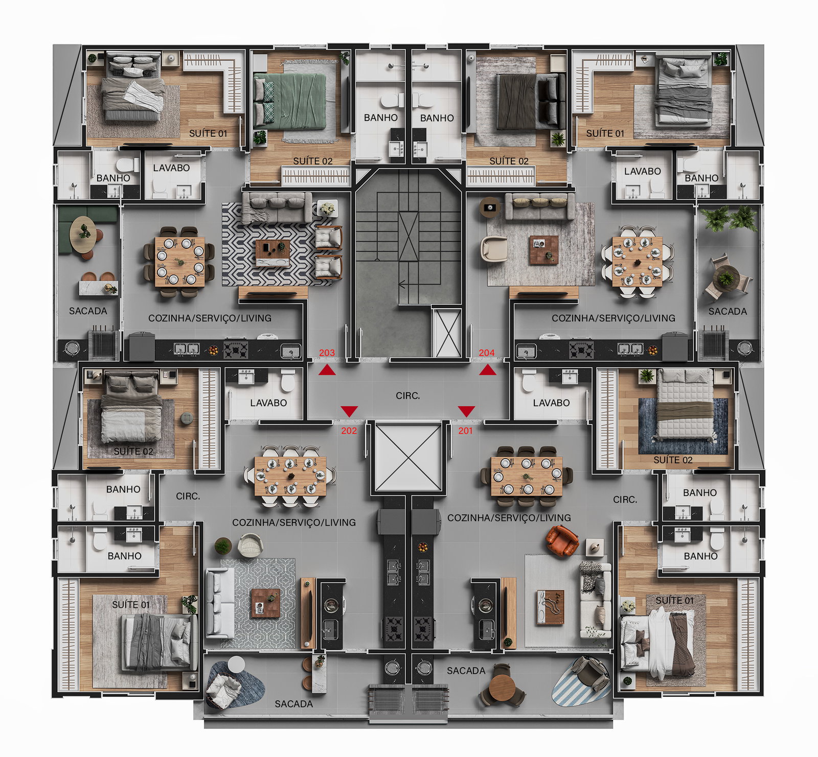 Planta 5 de Residencial Tulum