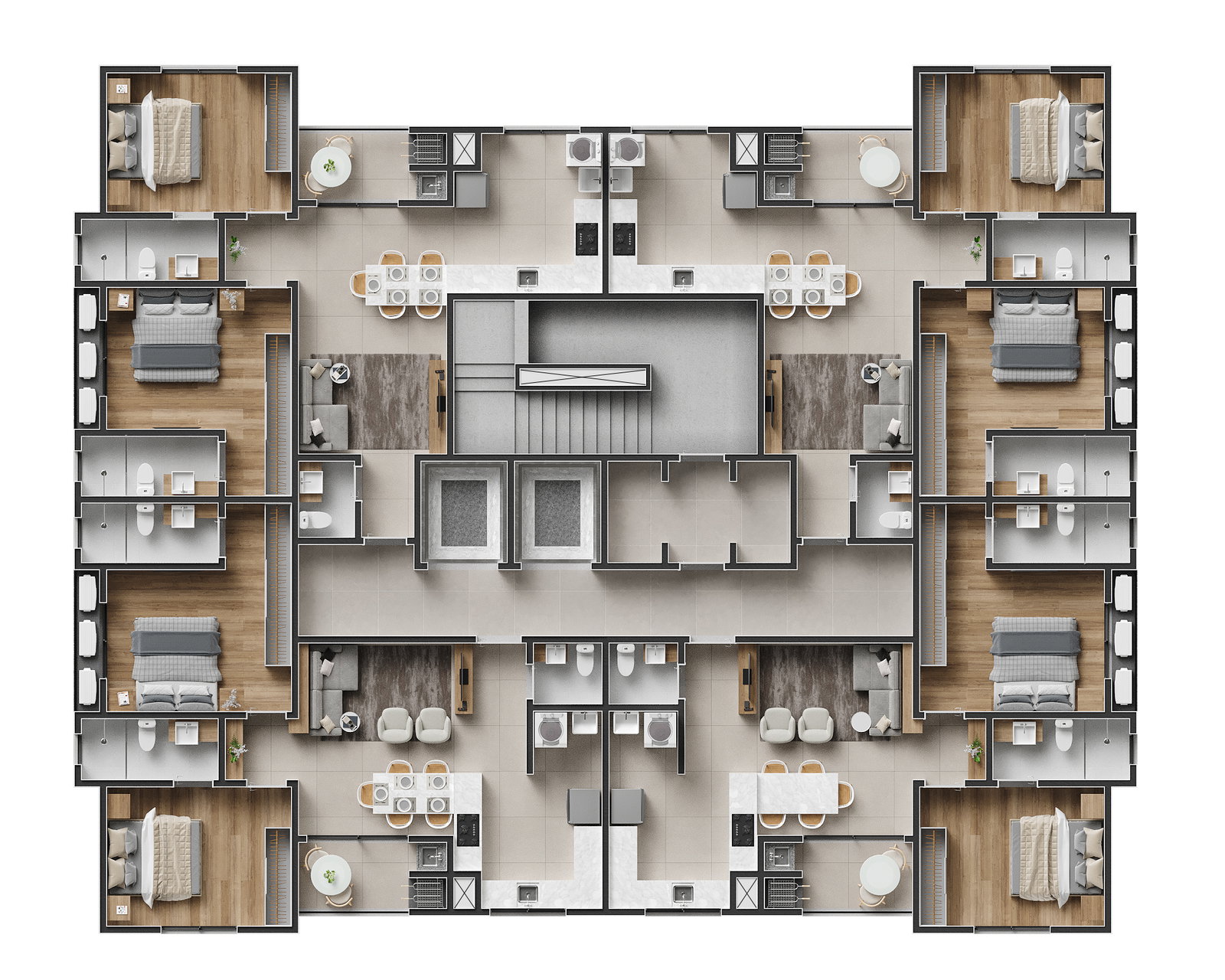 Planta 1 de Vivamar Residence
