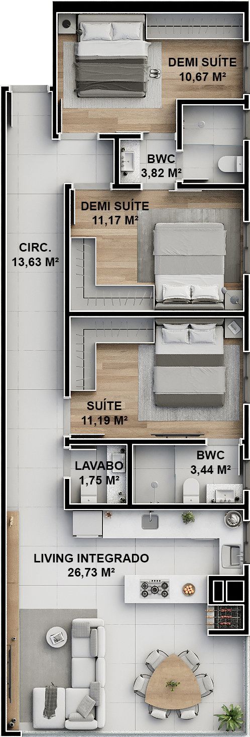 Planta 1 de Amalfittá