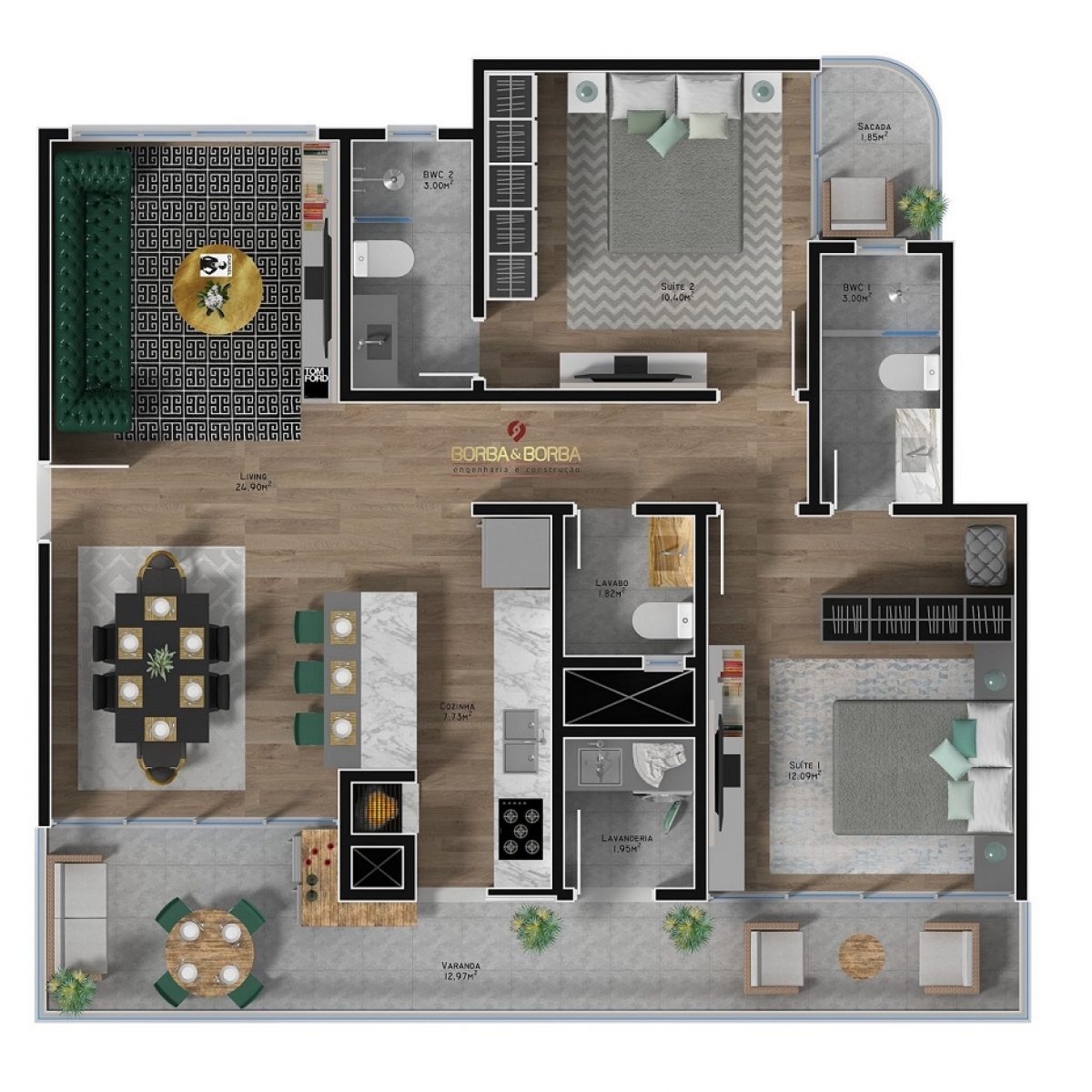 Planta 3 de Serenity Tower