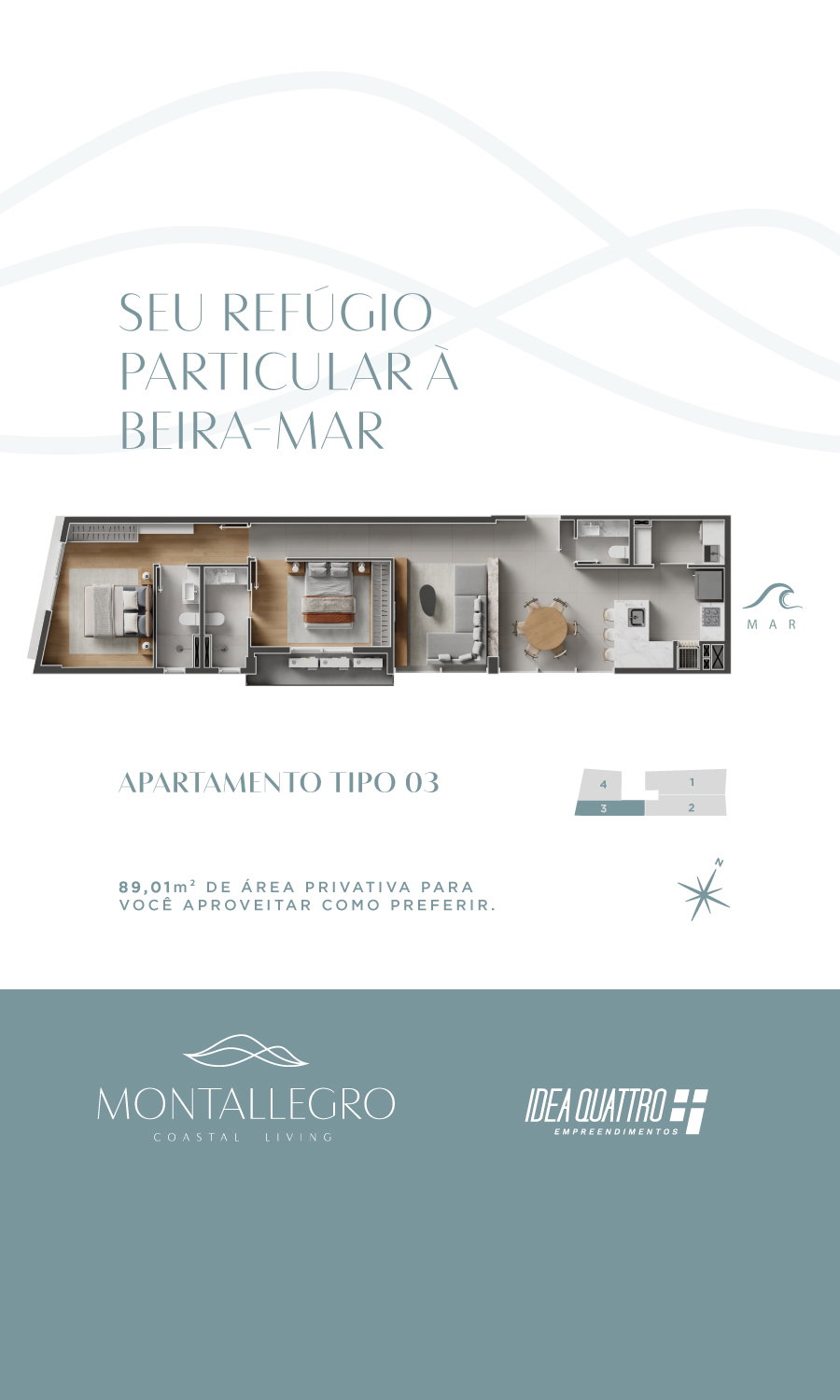 Planta 3 de Montallegro Coastal Living
