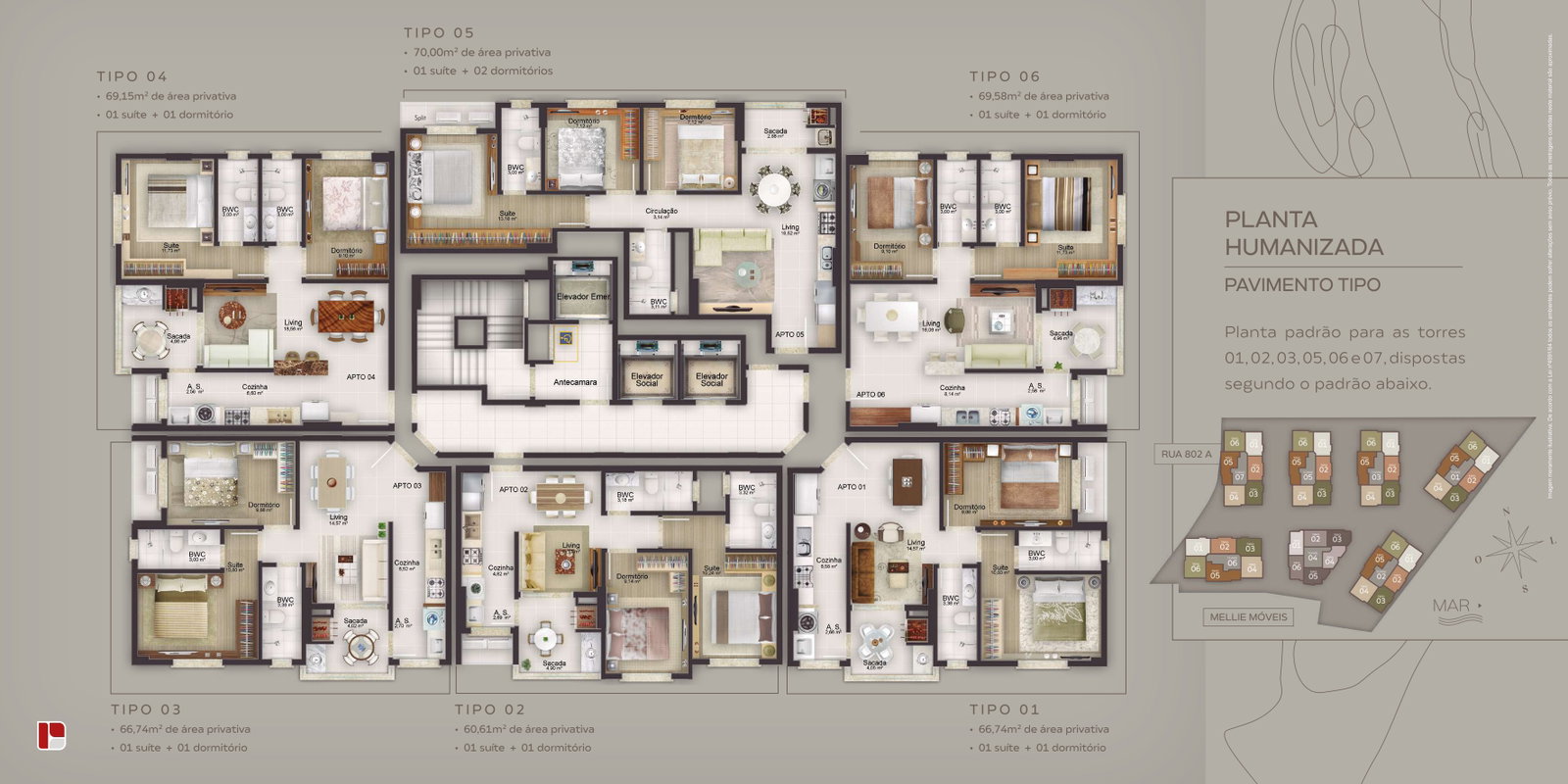 Planta 3 de Amalfi Coast Home Club