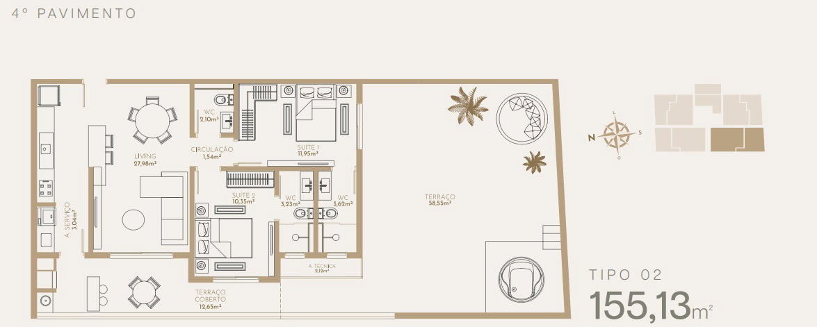 Planta 10 de Maldivas Tower