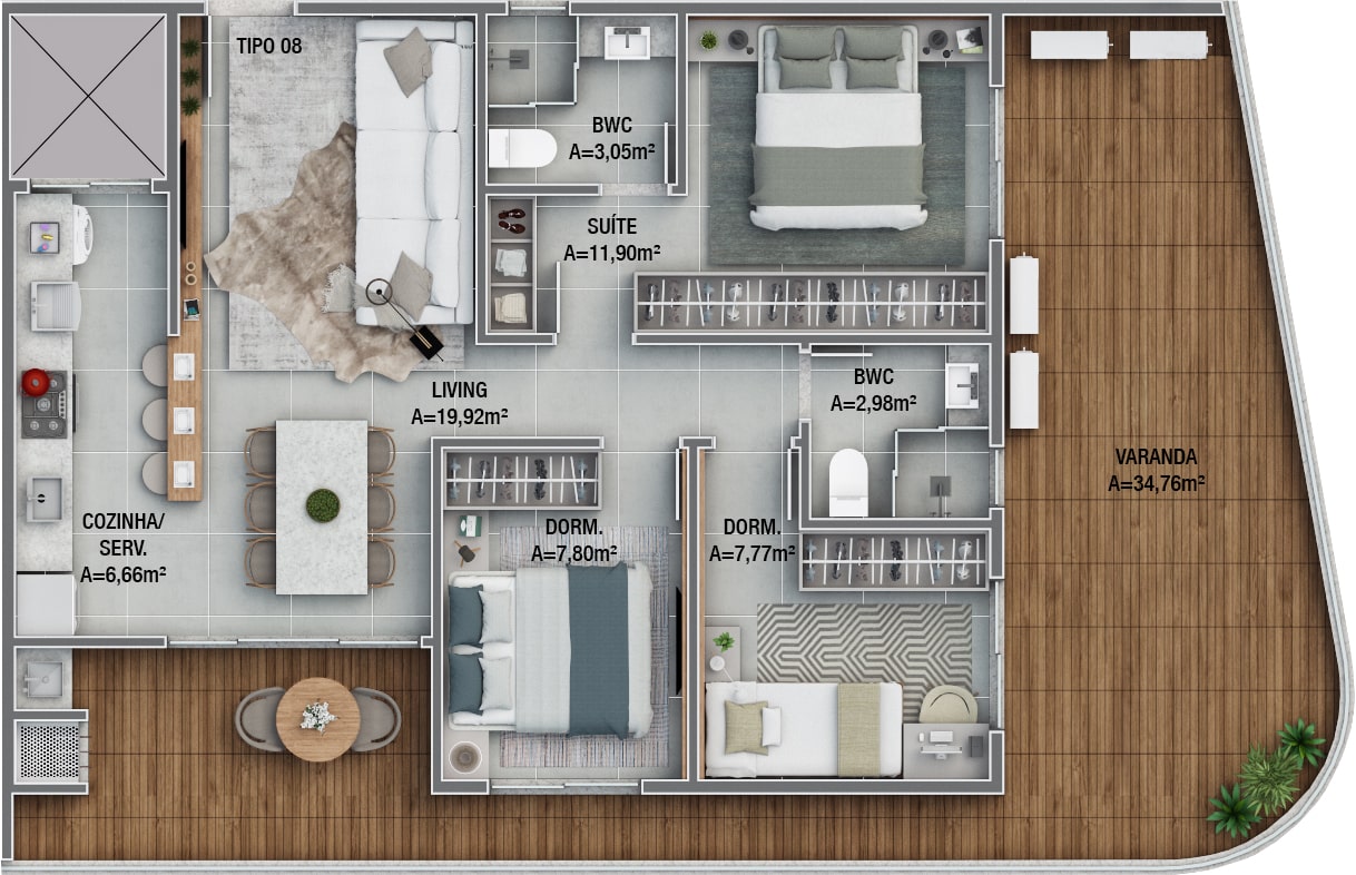 Planta 24 de Costa Club