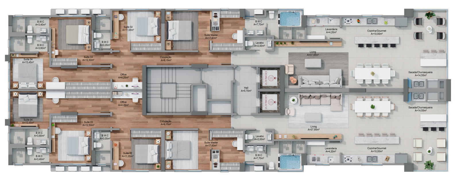 Planta 2 de George VI