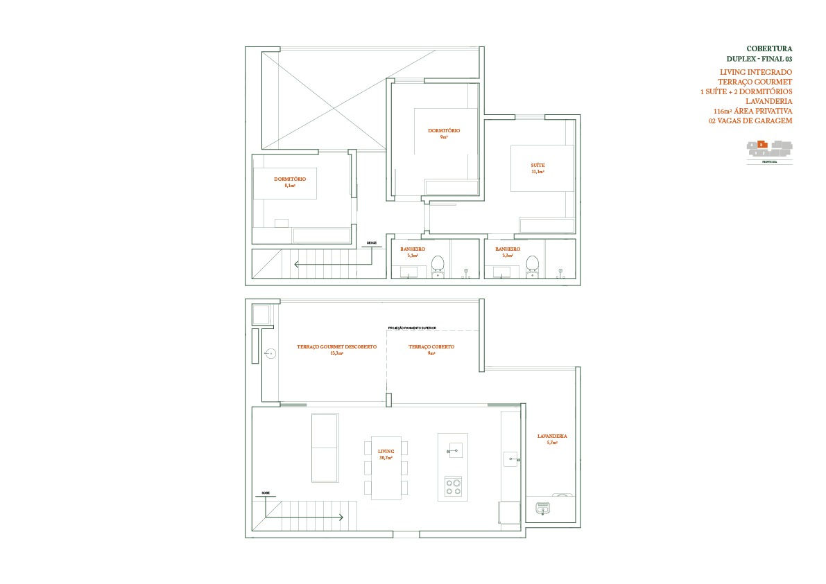Planta 15 de Coral Way Residence